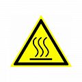 Знак W26. &amp;quot;Осторожно. Горячая поверхность&amp;quot;