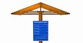 Опознавательный километровый знак &amp;quot;Закрепление трассы газопровода на местности&amp;quot;